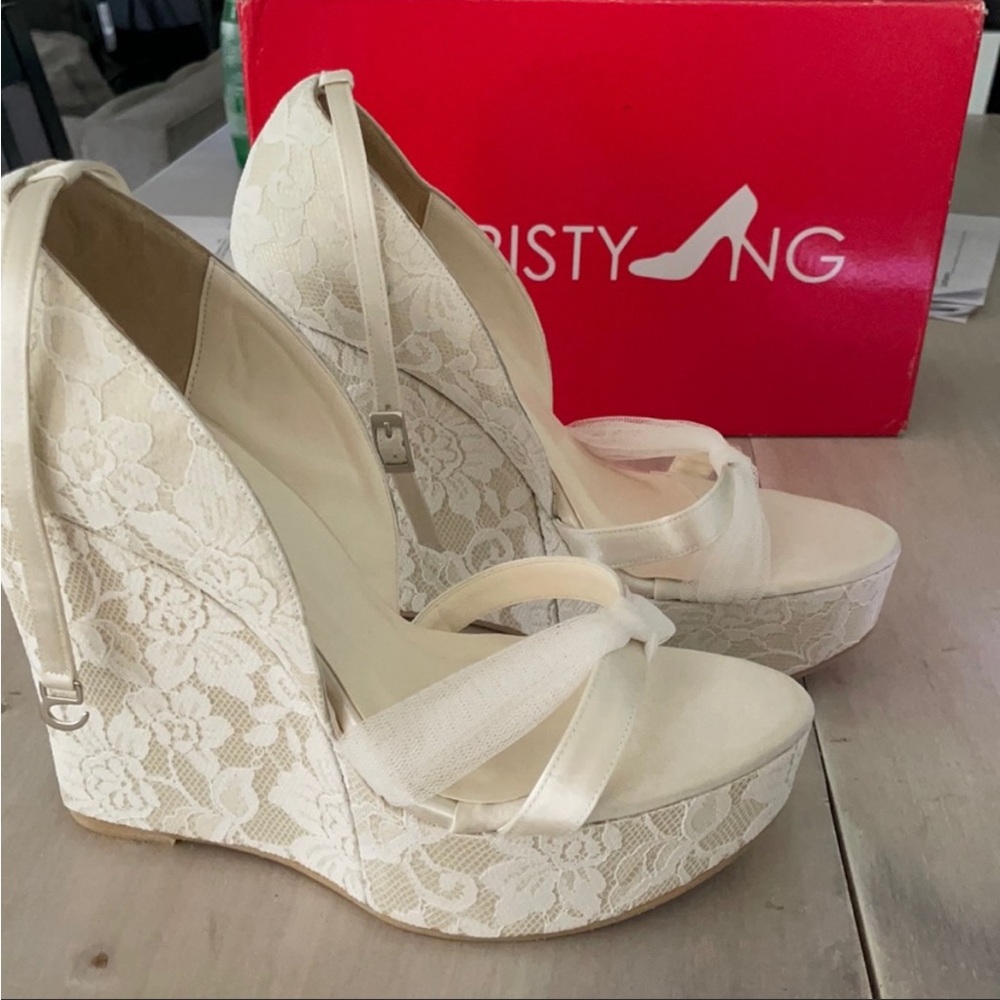 White Wedding Wedges